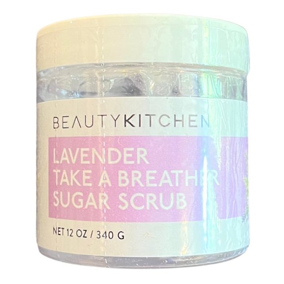NWT Beauty Kitchen - Lavender Take A Breather Sugar Scrub - 12 oz. - Picture 2 of 4